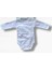 Bebek Unisex Tekli Uzun Kollu Body Beyaz Çıtçıtlı Zıbın Atlet 2