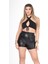 Esnek Rahat Boyundan Bağlamalı Crop Top 5