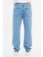 Cedy Denim Erkek Pileli Yüksek Bel Bol Kesim Baggy Loose Fit Jean PANTOLON-C354 5