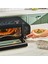 Multicrust Artisan Retro Pizza Makinesi ve Airfryer Mat Siyah 3