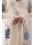 Peştemal Bornoz Pareo Pamuklu Plaj Mercan Hayat Ağacı Desenli 1 Adet Unisex Beachwear Kimono Kaftan 5