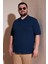 Pamuklu Regular Fit Büyük Beden Polo Yaka T Shirt Erkek Polo Yaka T Shirt 5902127B 1