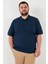 Pamuklu Regular Fit Büyük Beden Polo Yaka T Shirt Erkek Polo Yaka T Shirt 5902127B 5