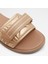 Mana Sandalet Düz Terlik - Bronz 5