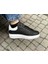 Yüksek Taban Günlük Spor Sneaker Ayakkabı Siyah -Beyaz 3