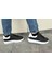 Yüksek Taban Günlük Spor Sneaker Ayakkabı Siyah -Beyaz 6