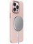 iPhone 14 Pro Uyumlu Kılıf Velvet Magnet Serisi Kapak Pembe 3