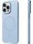 iPhone 15 Pro Max Uyumlu Kılıf Velvet Magnet Serisi Kapak Mavi 1