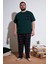 Pamuklu Regular Fit Büyük Beden Pijama Takımı Erkek Pijama Takımı 6572002B 1