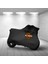 Ultra Shop Harley-Davidson Heritage Softail Classic Flstcı Siyah Kumaş Motosiklet Brandası Logo Baskılı Penye Motosiklet Branda 1