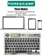 Tablet ve Telefonlar Için 7 Renk Rgb LED Işıklı Kablosuz Bluetooth Klavye - FC461 3