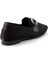Siyah Triko Kadın Loafer Ayakkabı K01320302382 3