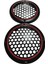 20CM Kırmızı Neon Ledli Hoparlör Kapağı 3