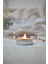 Küçük Standart Tealight Mum 8'li Kokusuz Siyah Renkli-%100 Doğal Soya Wax 3