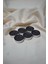 Küçük Standart Tealight Mum 8'li Kokusuz Siyah Renkli-%100 Doğal Soya Wax 1