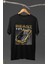 Beast Golden Toyota Supra Baskılı T-Shirt, Araba Yarış Temalı Baskılı Tişört 1