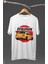Sarı Mitsubishi Evolution Baskılı T-Shirt, Araba Yarış Temalı Baskılı Tişört 1