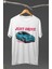 Just Drive Bmw E46 Baskılı T-Shirt, Araba Yarış Temalı Baskılı Tişört 1