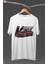 Kırmızı Mitsubishi Evolution Vııı Baskılı T-Shirt, Araba Yarış Temalı Baskılı Tişört 1