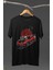 Hot Red Black Supra Jdm Sport Racing Baskılı T-Shirt, Araba Yarış Temalı Baskılı Tişört 1