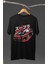 Red Black Supra Baskılı T-Shirt, Araba Yarış Temalı Baskılı Tişört 1