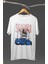 Street Mavi Nissan Skyline Gt-R R34 Baskılı T-Shirt, Araba Yarış Temalı Baskılı Tişört 1