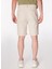 Bej Erkek Normal Basic Bermuda Şort F4SM-SHT 0293 5
