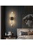 Siyah 6500K 50CM Akrilikli Boru Duvar Lambası,led Aplik,modern Aydınlatma 1