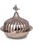 Paşaçadırı Yuvarlak Sunum Tabağı 30 cm El Dövme Nikel TURNA9058-2 1