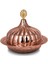 Paşaçadırı Yuvarlak Sunum Tabağı 30 cm El Dövme Kırmızı TURNA9058-1 2