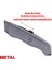 Metal Maket Bıçak Halı Bıçağı Çok Amaçlı Maket Bıçağı Küçük Değiştirilebilir 10 Adet Yedek Bıçak 3