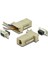 Modüler Adaptör (Coupler), DB9 Dişi RJ45 Dişi, Vidalı, PVC, Bej Renk 1