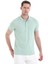 Yeşil Regular Fit Düz 100% Pamuklu Polo Yaka Tişört 1