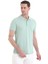 Yeşil Regular Fit Düz 100% Pamuklu Polo Yaka Tişört 3
