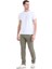 Haki Slim Fit Düz 5 Cep Pamuklu Kanvas Pantolon 2