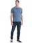 Indigo Regular Fit Düz 100% Pamuklu Polo Yaka Tişört 2