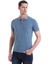 Indigo Regular Fit Düz 100% Pamuklu Polo Yaka Tişört 3