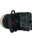 TJ2533-0AM10-J10 / Tj2 Serisi Saten Çerçeveli Işıklı Yaylı Buton Seti, Kırmızı (Buton + Bağlantı Aparatı + Kontak (1no) + 24 Vac/dc LED Modülü) 2
