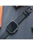 Apple Watch Uyumlu Deri Kordon 42 / 44 / 45 / 49 mm Ultra Ultra 2 Seri 9 8 7 6 5 4 3 Uyumlu Hakiki Deri Kayış Siyah 4