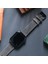 Apple Watch Uyumlu Deri Kordon 42 / 44 / 45 / 49 mm Ultra Ultra 2 Seri 9 8 7 6 5 4 3 Uyumlu Hakiki Deri Kayış Gri 6