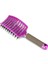 Kabarık Şekilli Kaymaz Plastik Büyük D Masaj Tarağı - Mor (Yurt Dışından) 1
