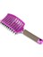 Kabarık Şekilli Kaymaz Plastik Büyük D Masaj Tarağı - Mor (Yurt Dışından) 2