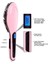 LCD Ekranlı Saç Düzleştirme Fırçası, Sıcaklık Kontrol Ekranı, Kadınlar Için Saç Düzleştirici Pembe (Yurt Dışından) 2