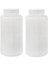 2x 1000ML Şeffaf Beyaz Lab Çift Kapaklı Sızdırmaz Plastik Geniş Ağızlı Şişe (Yurt Dışından) 4