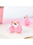 1 Çift Reçine Flamingo Minyatür Manzara Bonsai Etli Dekorasyon Bahçe Hediye Güneş Işığı Süper Mağaza (Yurt Dışından) 1