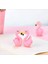 1 Çift Reçine Flamingo Minyatür Manzara Bonsai Etli Dekorasyon Bahçe Hediye Güneş Işığı Süper Mağaza (Yurt Dışından) 2