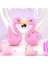 1 Çift Reçine Flamingo Minyatür Manzara Bonsai Etli Dekorasyon Bahçe Hediye Güneş Işığı Süper Mağaza (Yurt Dışından) 5