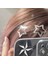 2/10 Adet Gümüş Yıldız Bb Tokalar Kızlar Y2K Sevimli Yıldız Tokalarım Kadınlar Basit Basmalı Klips Metal Headdress Takı Saç Aksesuarları (Yurt Dışından) 3