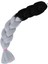 Gri Siyah Örgü Saç 32 '' 165G Xpression Jumbo Örgü Saç Sentetik Örgü Saç Ombre Renkleri (Yurt Dışından) 1