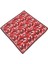 Bordo Kırmızı-Turuncu Çiçek Desen Soft Eşarp 73055-50 1